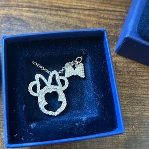 Swarvski Disney Minnie Mouse necklace
